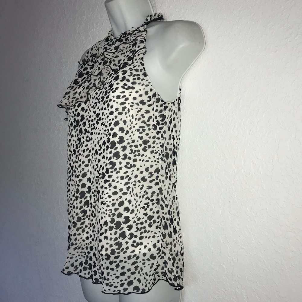 BCX Asymmetrical Ruffle Sleeveless Top S * - Picture 4 of 6